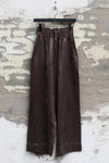 Mutedance 25 Autumn/Winter Elastic Wide Waist Drawstring Casual Pants Series Floral Dye MD-MD25FW75-purple (MD25FW71)